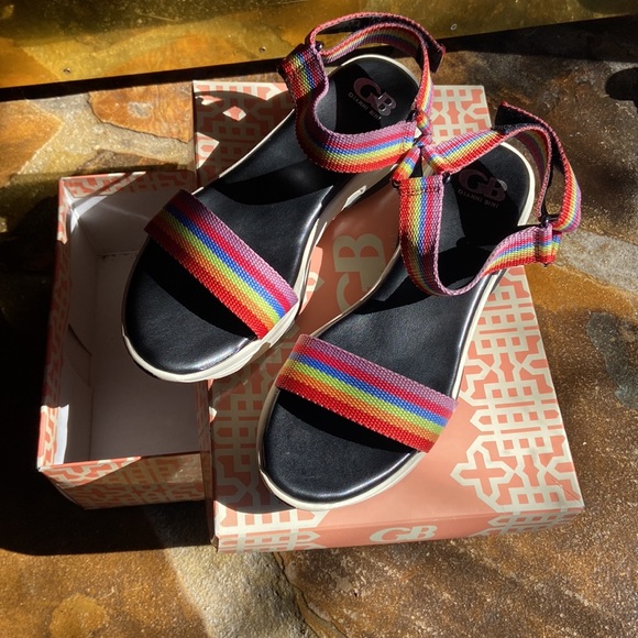 Gianni Bini Straight-Fire Rainbow 8.5 2” 🌈 - Picture 5 of 9